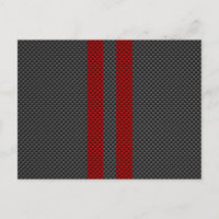 Fibra De Carbono Rojo De Borgoña Como Rayas De Car