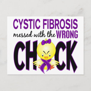Postal Fibrosis Quística Enfrentada Con El Chick Equivoca