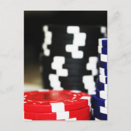 Postal Fichas Apuestas Casino Ganar Juego Suerte Riesgo A