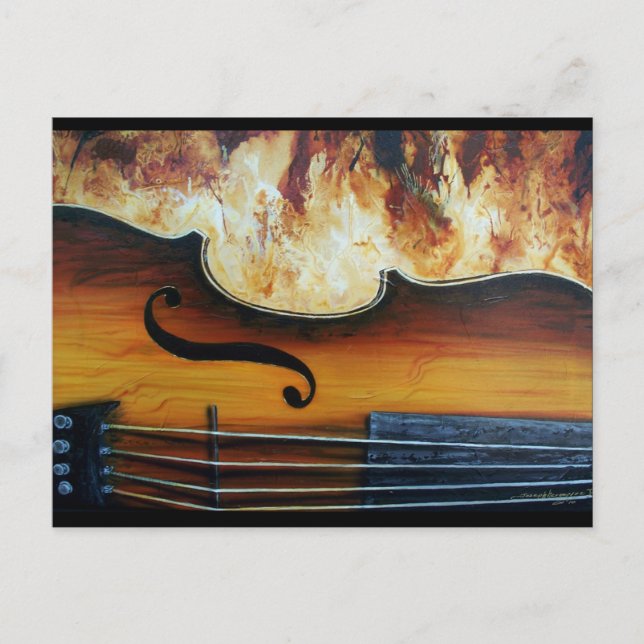 Postal Fiddle Post Card (Anverso)