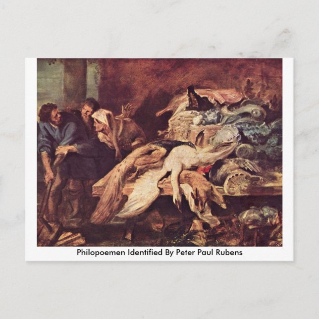 Postal Fideicomiso Identificado Por Peter Paul Rubens (Anverso)