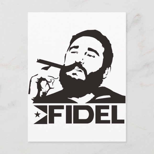 Postal Fidel Castro (Anverso)