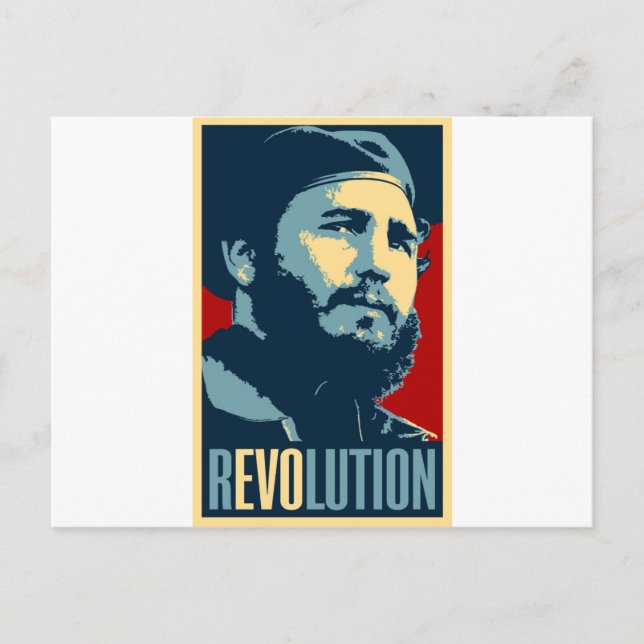 Postal Fidel Castro - Presidente de la Revolución Cubana (Anverso)