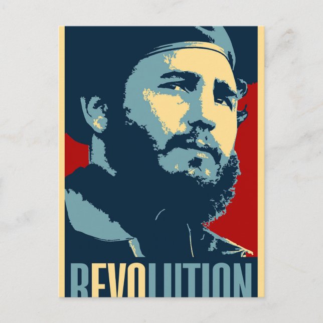 Postal Fidel Castro - Presidente de la Revolución Cubana (Anverso)