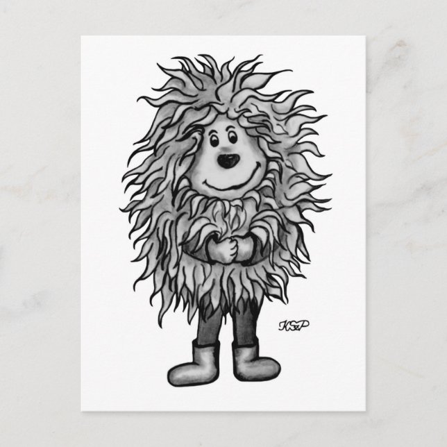 Postal Fidel El Pequeño Goblin Forestal (Anverso)
