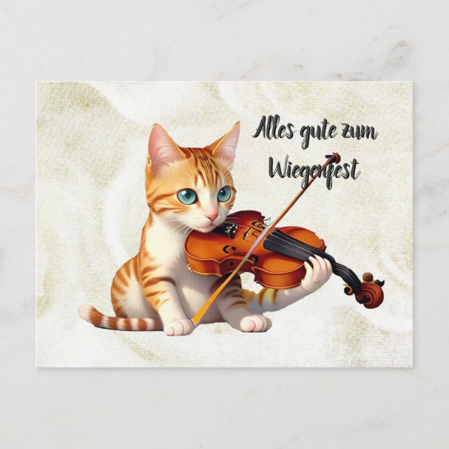 Postal Fidel Kitty (Anverso)