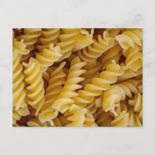 Postal Fideos de pasta Fusilli