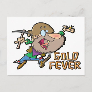POSTAL FIEBRE DE ORO