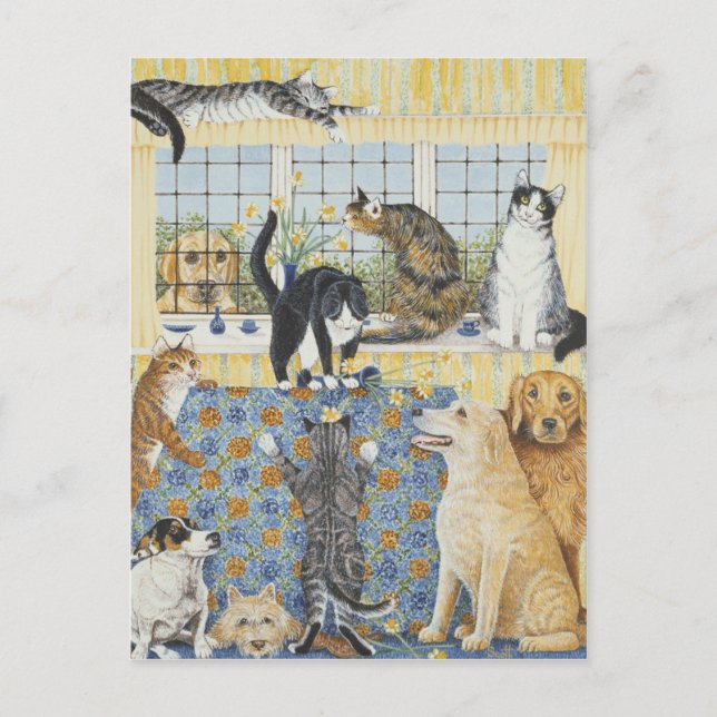 Postal Fiebre de primavera (Anverso)