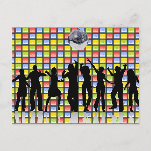 Postal Fiebre del baile (Anverso)