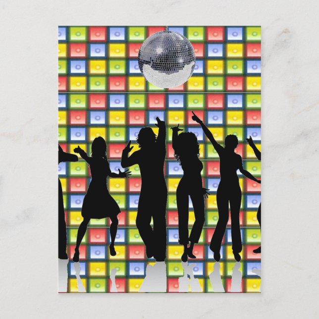 Postal Fiebre del baile (Anverso)