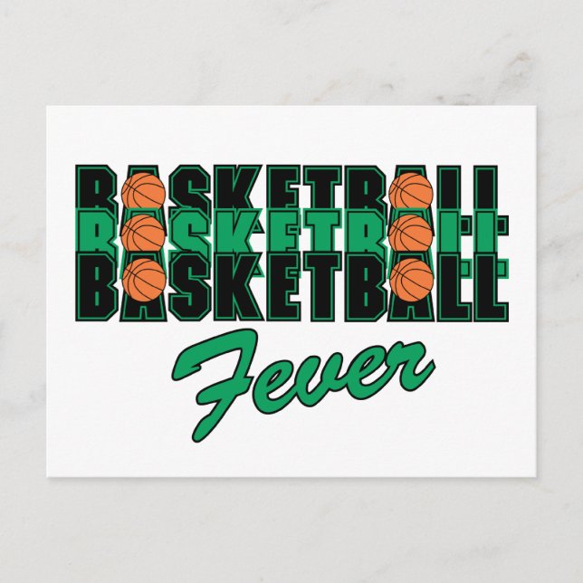 Postal Fiebre del baloncesto (Anverso)