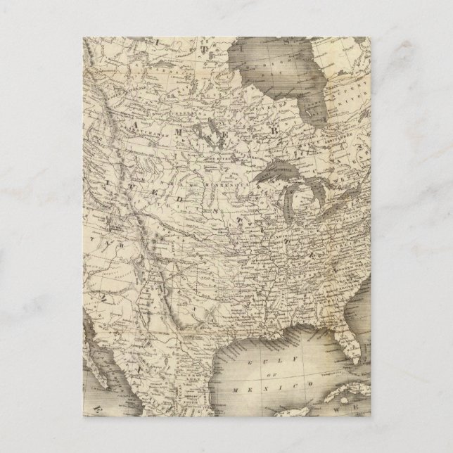 Postal Fiebre del Oro en California (Anverso)