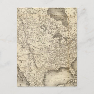 Postal Fiebre del Oro en California