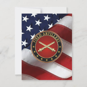 Postal Field Artillery Branch Insignia Edición Especial