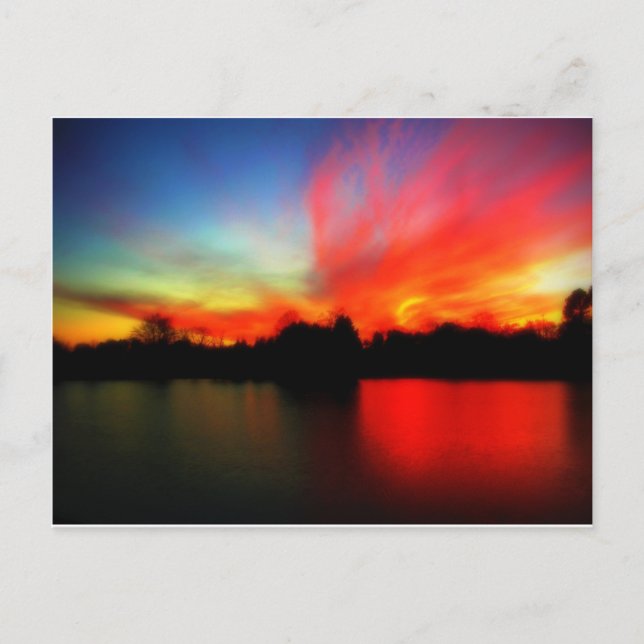 Postal Fiery Sky (Anverso)