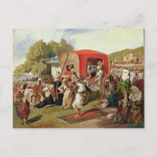 Postal Fiesta al aire libre en Turquía, c.1830-60