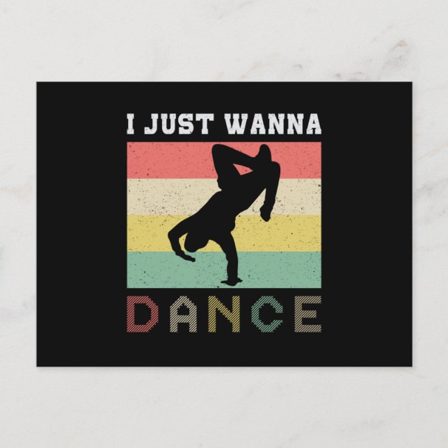 Postal Fiesta bailarín de danza de danza musical idea de  (Anverso)