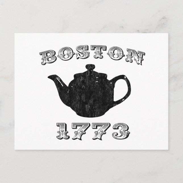 Postal fiesta boston tea (Anverso)