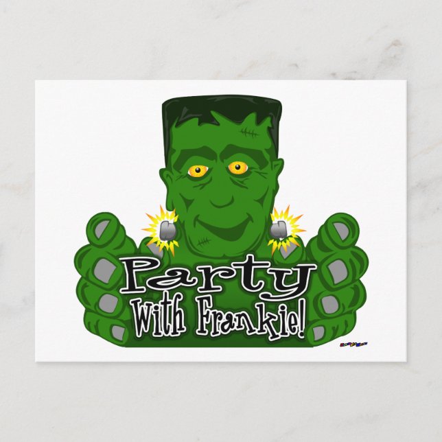 Postal ¡fiesta Con Frankie! (Anverso)