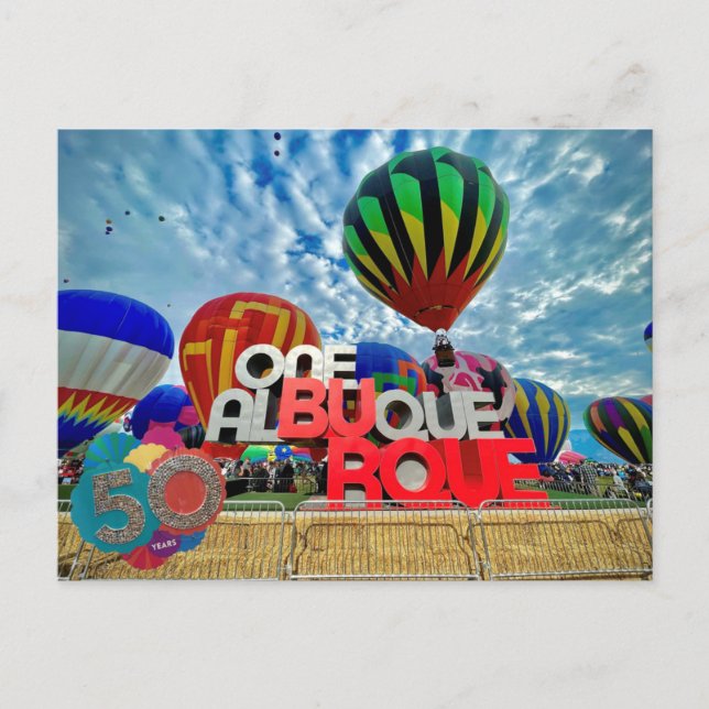 Postal Fiesta de 50 años (Anverso)