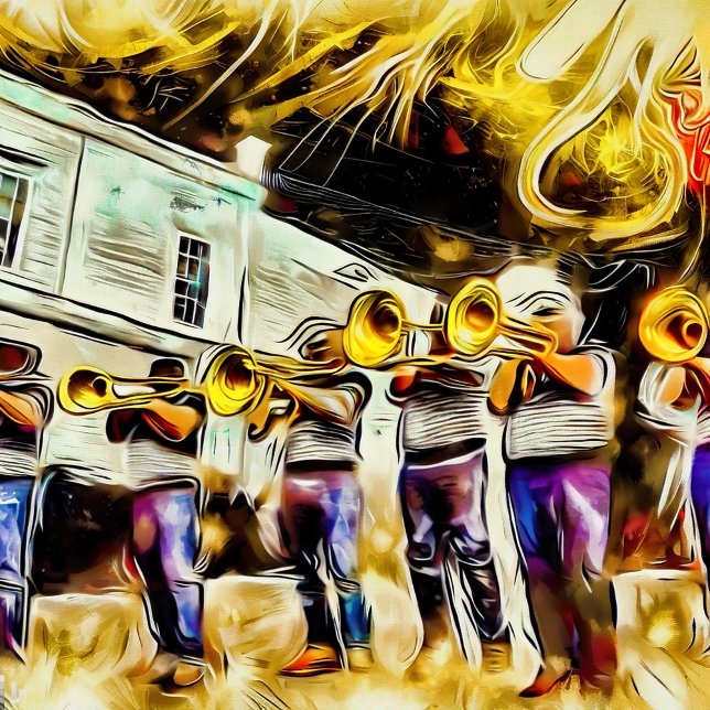 Postal Fiesta de bloques de Festival de Jazz (Subido por el creador)