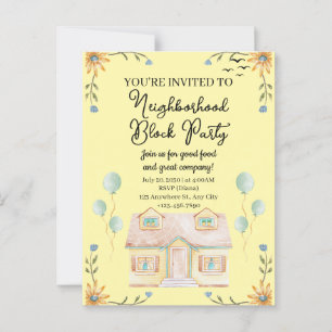 Postal Fiesta de Bloques de Vecindad