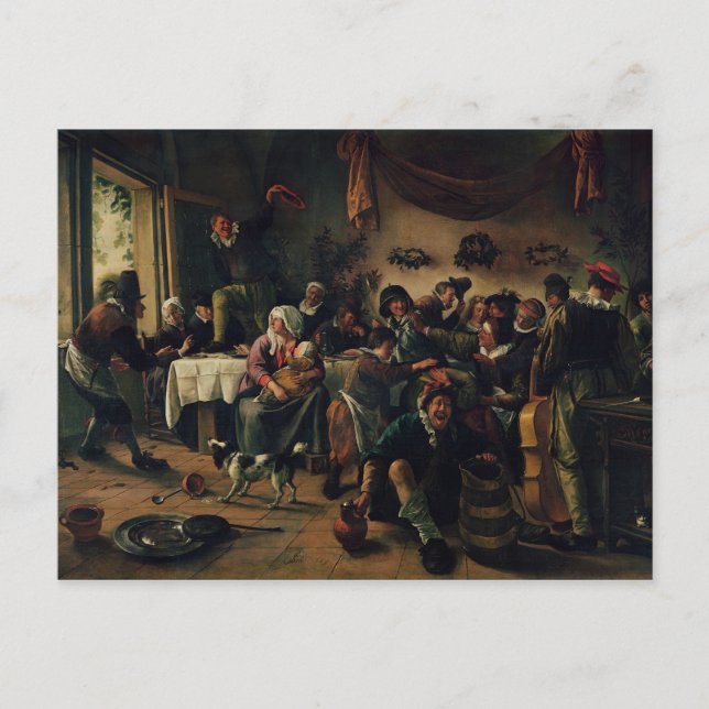 Postal Fiesta de bodas (Anverso)