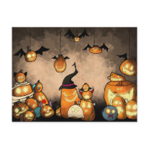 Postal Fiesta de calabaza
