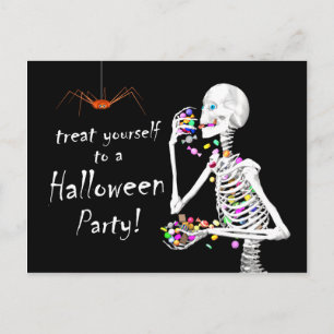 Postal Fiesta de Candy (y Spider) de Halloween