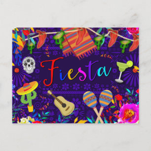 Postal Fiesta de Celebración Cumpleaños Cinco De Mayo