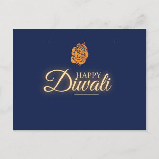 Postal Fiesta de celebración de Diwali