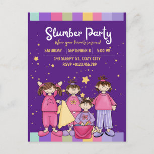 Postal Fiesta de Cumpleaños con Pernocta