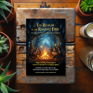 Postal Fiesta de cumpleaños de aventura y búsqueda defini