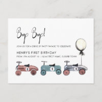 Fiesta de cumpleaños de cumpleaños con paseo en co