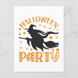 Postal Fiesta de Cumpleaños de Halloween