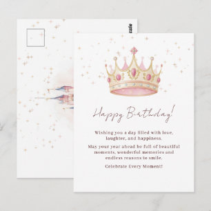 Postal Fiesta de Cumpleaños de la Corona de Princesa