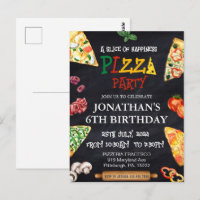 Fiesta de cumpleaños de pizza 