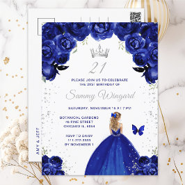 Postal fiesta de cumpleaños de Princesa Princesa de Campa