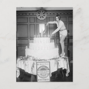 Postal Fiesta de cumpleaños de Vaudeville: 1926