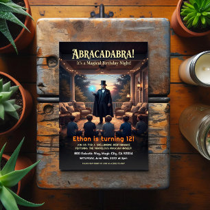 Postal Fiesta de Cumpleaños del Mago Mágico 