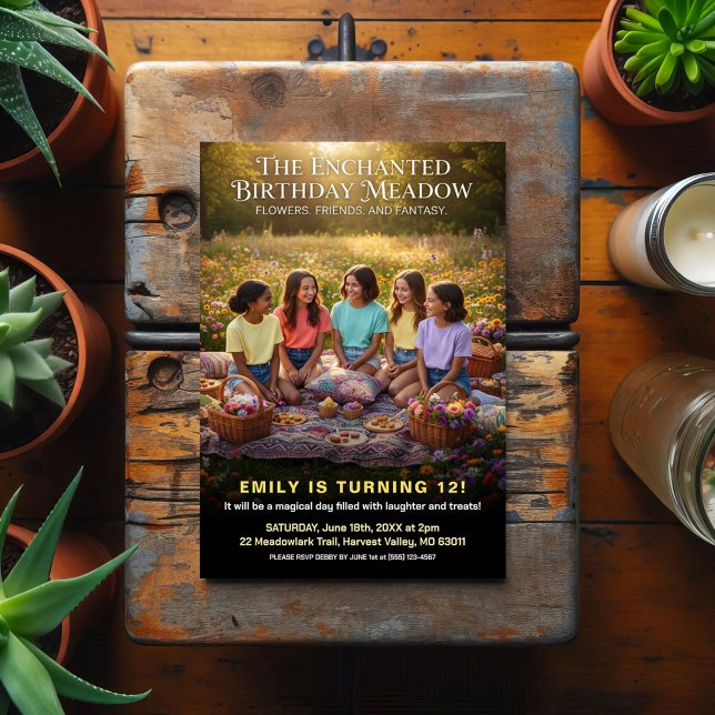 Postal Fiesta de Cumpleaños en el Prado Encantado (Subido por el creador)