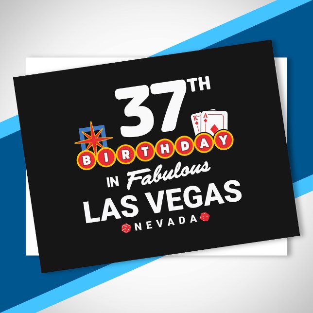 Postal Fiesta de Cumpleaños en Las Vegas - 37º Cumpleaños (Subido por el creador)