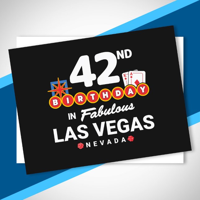 Postal Fiesta de Cumpleaños en Las Vegas - 42 Cumpleaños  (Subido por el creador)