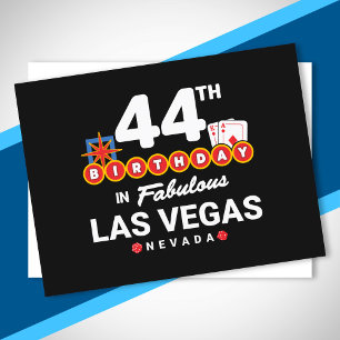 Postal Fiesta de Cumpleaños en Las Vegas - 44º Cumpleaños