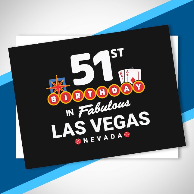 Postal Fiesta de Cumpleaños en Las Vegas - 51 Cumpleaños  (Subido por el creador)