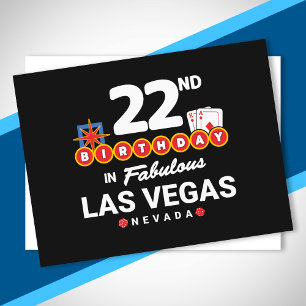 Postal Fiesta de Cumpleaños en Las Vegas - Cumpleaños núm