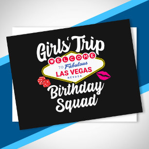 Postal Fiesta de Cumpleaños en Las Vegas - Grupo de Cumpl