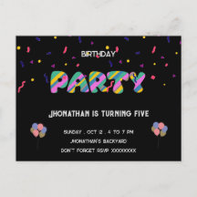 Fiesta de cumpleaños infantil genial