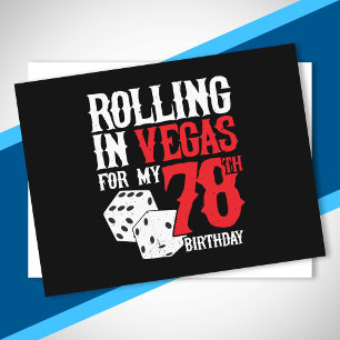 Postal Fiesta de cumpleaños número 78 en Las Vegas - Roda